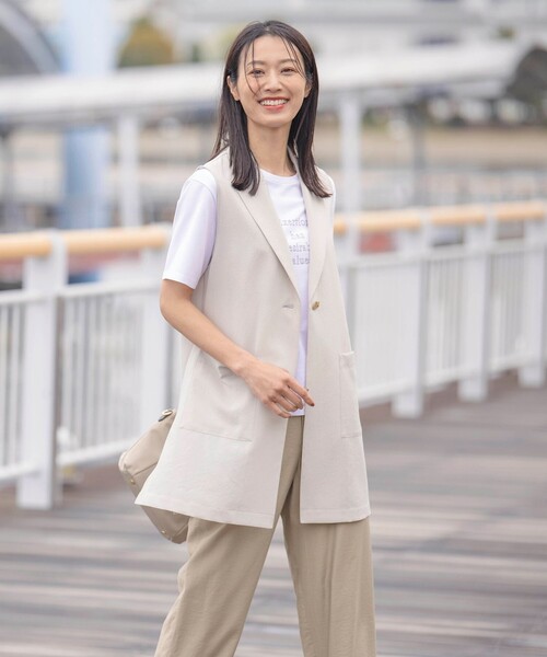J.PRESS Ladies(J.プレス レディス)の「ロゴTシャツ(Tシャツ/カットソー・レディース・オレンジ系/ダルブルー系/ブラック系1/ホワイト系・SMALL)」の19枚目の写真