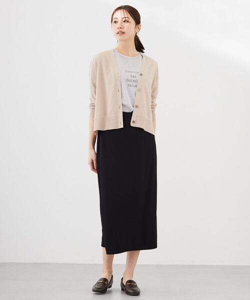 J.PRESS Ladies(J.プレス レディス)の「ロゴTシャツ(Tシャツ/カットソー・レディース・オレンジ系/ダルブルー系/ブラック系1/ホワイト系・SMALL)」の6枚目の写真