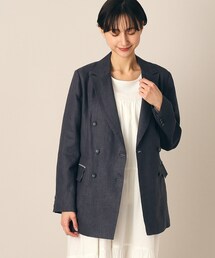 ◆リネンテーラードジャケット