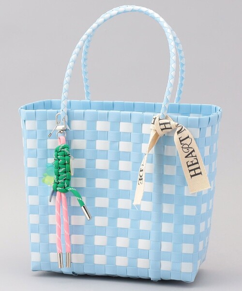 FREAK'S STORE（フリークスストア）の「HEART MADE/ハートメイド Avery Everyday Tote 20×20/エーベリー エブリデイ トート 20×20/カゴバッグ（かごバッグ・レディース・ブルー/オレンジ/ピンク/グリーン・ONE SIZE）」の15枚目の写真
