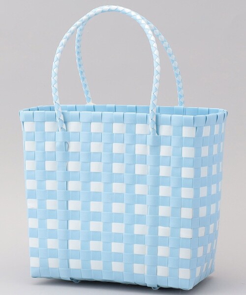 FREAK'S STORE（フリークスストア）の「HEART MADE/ハートメイド Avery Everyday Tote 20×20/エーベリー エブリデイ トート 20×20/カゴバッグ（かごバッグ・レディース・ブルー/オレンジ/ピンク/グリーン・ONE SIZE）」の17枚目の写真