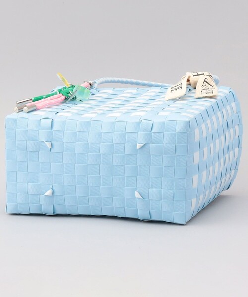 FREAK'S STORE（フリークスストア）の「HEART MADE/ハートメイド Avery Everyday Tote 20×20/エーベリー エブリデイ トート 20×20/カゴバッグ（かごバッグ・レディース・ブルー/オレンジ/ピンク/グリーン・ONE SIZE）」の7枚目の写真