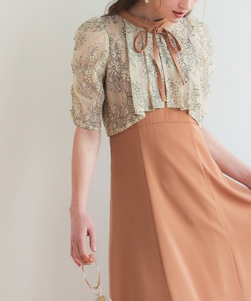 Dorry Doll（ドリードール）の「タックレースドッキングドレス（ドレス