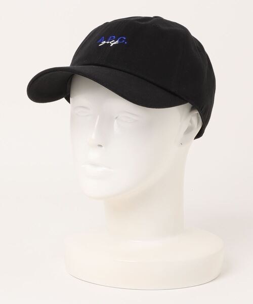 A.P.C. GOLF（アー・ペー・セー ゴルフ）の「Jean's Ball キャスケット（キャップ・レディース・カーキ/ブラック/ホワイト/インディゴブルー/オレンジ/グリーン/ピンク系その他・S/M）」の3枚目の写真