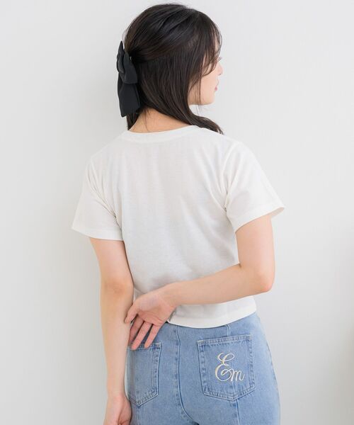 ems excite(エムズエキサイト)の「ベアプリントTEE(Tシャツ/カットソー・レディース・オフホワイト/ブルー/レッド・FREE)」の13枚目の写真