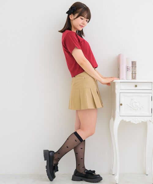 ems excite(エムズエキサイト)の「ベアプリントTEE(Tシャツ/カットソー・レディース・オフホワイト/ブルー/レッド・FREE)」の15枚目の写真