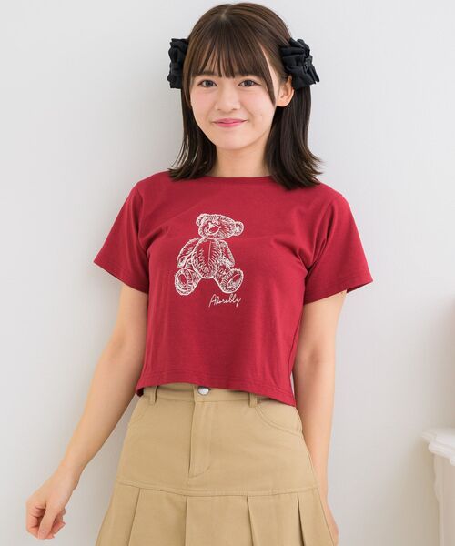 ems excite(エムズエキサイト)の「ベアプリントTEE(Tシャツ/カットソー・レディース・オフホワイト/ブルー/レッド・FREE)」の18枚目の写真