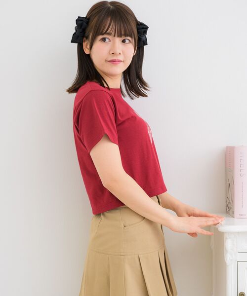 ems excite(エムズエキサイト)の「ベアプリントTEE(Tシャツ/カットソー・レディース・オフホワイト/ブルー/レッド・FREE)」の19枚目の写真