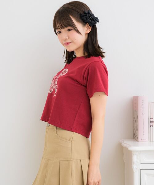 ems excite(エムズエキサイト)の「ベアプリントTEE(Tシャツ/カットソー・レディース・オフホワイト/ブルー/レッド・FREE)」の20枚目の写真