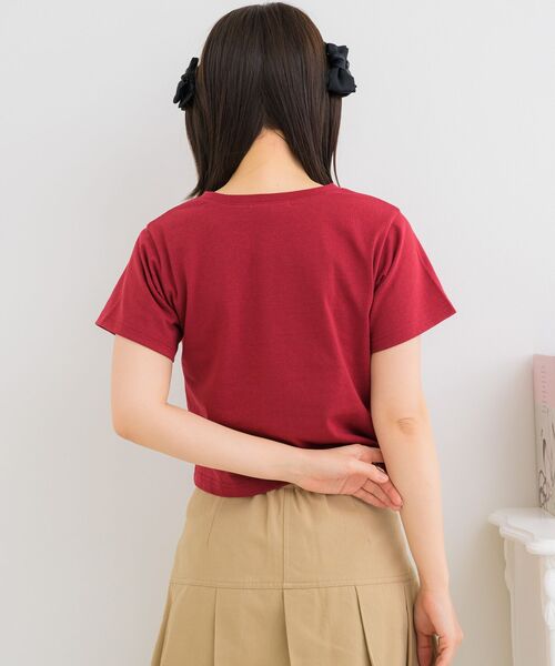 ems excite(エムズエキサイト)の「ベアプリントTEE(Tシャツ/カットソー・レディース・オフホワイト/ブルー/レッド・FREE)」の21枚目の写真