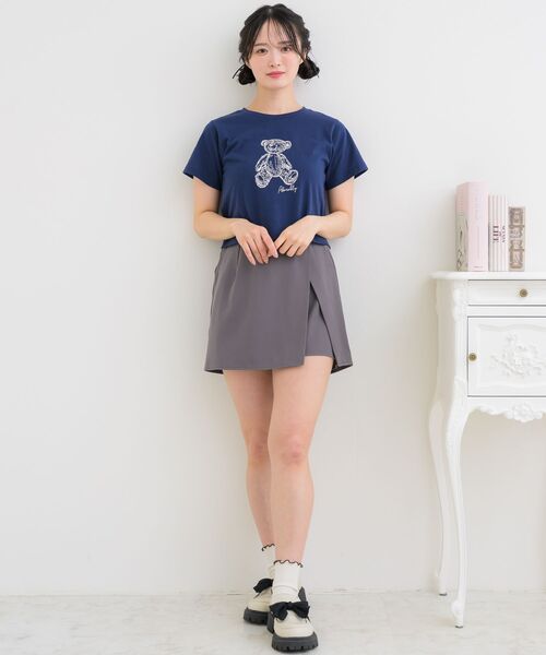 ems excite(エムズエキサイト)の「ベアプリントTEE(Tシャツ/カットソー・レディース・オフホワイト/ブルー/レッド・FREE)」の22枚目の写真