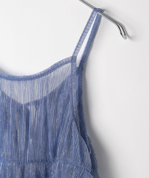 BAYFLOW（ベイフロー）の「ラメキャミビスチェ（キャミソール・レディース・ブルー/ゴールド/ブラック・FREE）」の16枚目の写真