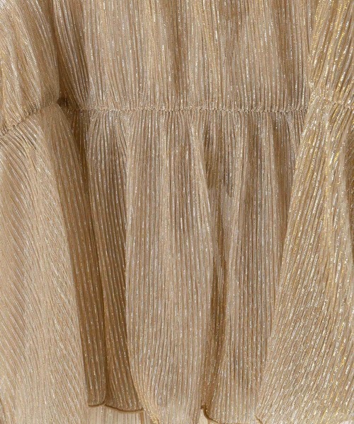 BAYFLOW（ベイフロー）の「ラメキャミビスチェ（キャミソール・レディース・ブルー/ゴールド/ブラック・FREE）」の21枚目の写真