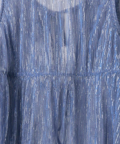 BAYFLOW（ベイフロー）の「ラメキャミビスチェ（キャミソール・レディース・ブルー/ゴールド/ブラック・FREE）」の22枚目の写真