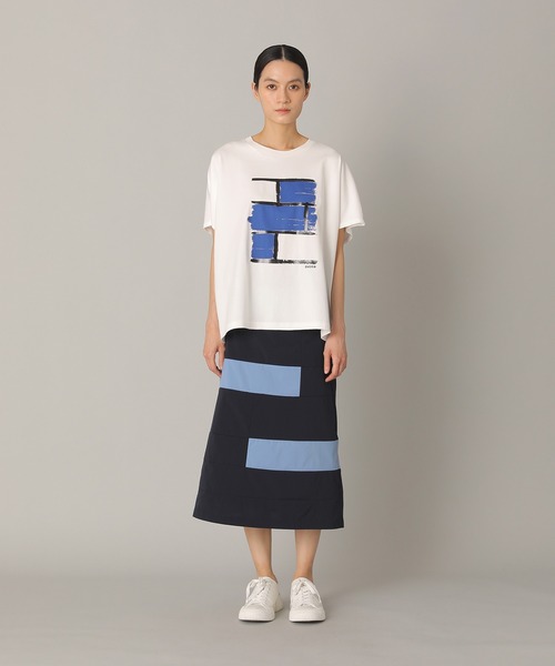 【新品】ZUCCaズッカ マリンpt T/Tシャツ【ブルー】 ZUCCa（ズッカ）の「マリンpt. T / Tシャツ / S（Tシャツ