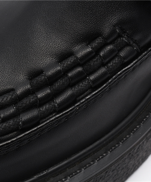 YOSUKE(ヨースケ)の「「YOSUKE/ヨースケ」ラバーソールスニーカー(スニーカー・レディース・ブラック×ホワイト/ブラック/ホワイト・24/25/23/23.5/24.5/22.5)」の12枚目の写真