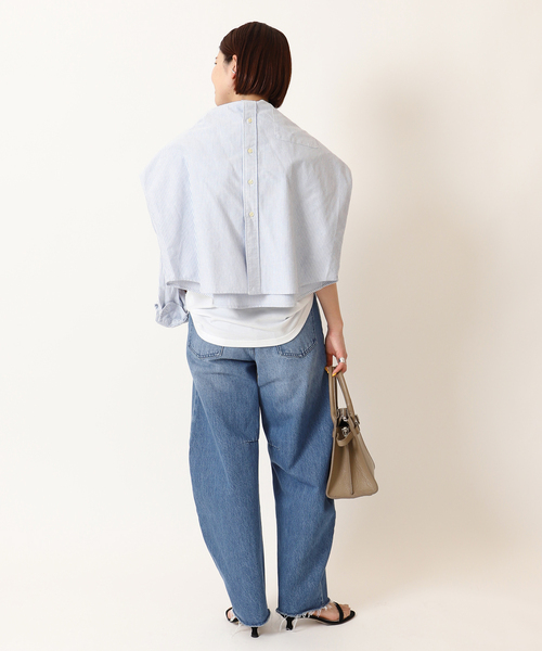 スピックアンドスパンW by Woadblue / BARREL DENIM W by Woadblue / ダブリューバイウォードブルー】BARREL DENIM