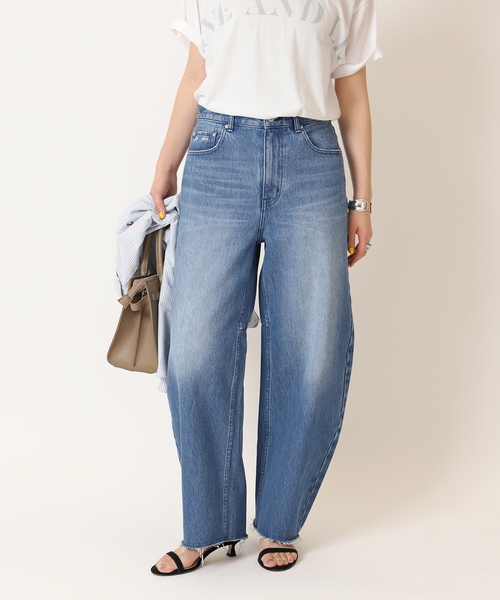 パンツ Spick & Span W by Woadblue BARREL DENIM セール】【W by Woadblue / ダブリューバイウォードブルー】BARREL