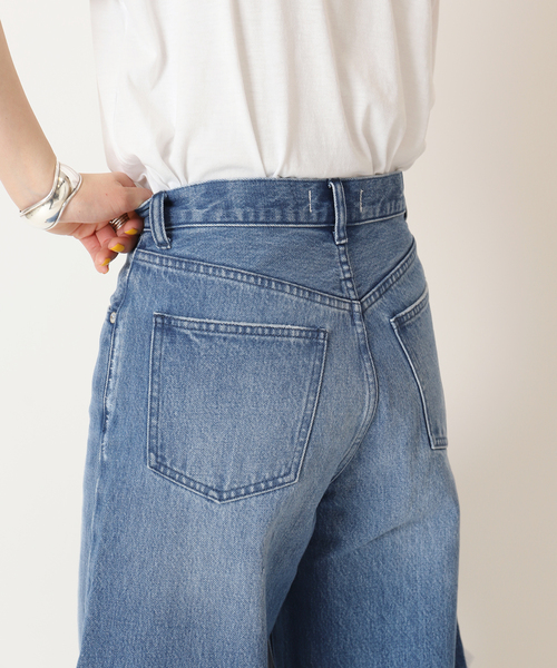 スピックアンドスパンW by Woadblue / BARREL DENIM W by Woadblue / ダブリューバイウォードブルー】BARREL DENIM