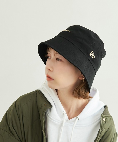 NEW ERA(ニューエラ)の「【NEWERA(R)/ニューエラ別注】バケットハット(ハット・レディース・ブラック/キナリ/ブルー系その他4・FREE)」の3枚目の写真