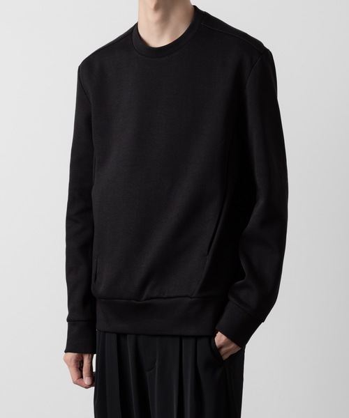ATTACHMENT（アタッチメント）の「CO/PE ダブルニットプルオーバー / CO/PE DOUBLE KNIT PULLOVER（スウェット・メンズ・ブラック/グレー/ダークグレー・1/3/2）」の14枚目の写真