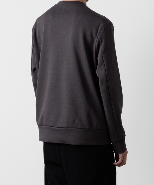 ATTACHMENT（アタッチメント）の「CO/PE ダブルニットプルオーバー / CO/PE DOUBLE KNIT PULLOVER（スウェット・メンズ・ブラック/グレー/ダークグレー・1/3/2）」の4枚目の写真
