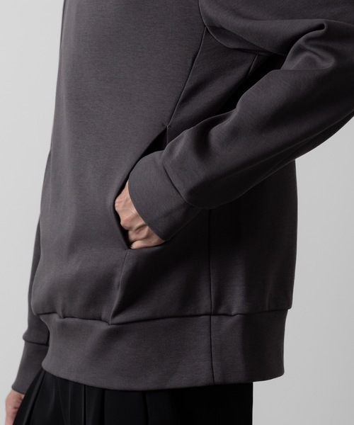 ATTACHMENT（アタッチメント）の「CO/PE ダブルニットプルオーバー / CO/PE DOUBLE KNIT PULLOVER（スウェット・メンズ・ブラック/グレー/ダークグレー・1/3/2）」の8枚目の写真