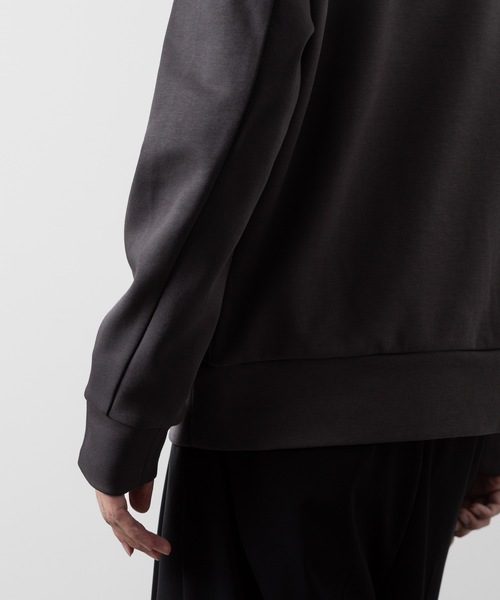 ATTACHMENT（アタッチメント）の「CO/PE ダブルニットプルオーバー / CO/PE DOUBLE KNIT PULLOVER（スウェット・メンズ・ブラック/グレー/ダークグレー・1/3/2）」の9枚目の写真