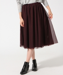 GLOBAL WORK | チュールミディースカート/567978(スカート)