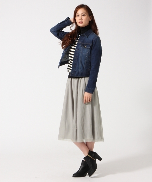 GLOBAL WORK(グローバルワーク)の「チュールミディースカート/567978(スカート・レディース・その他/ライトグレー/グリーン/ワインレッド/ネイビー/オフホワイト/カーキ・LARGE/MEDIUM)」の11枚目の写真