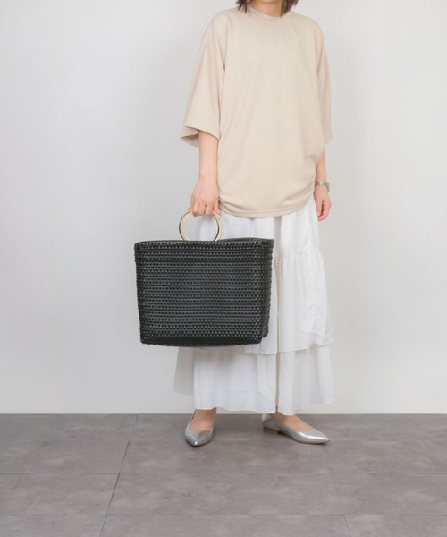 SANRAMI（サンラミ）の「【SANRAMI/サンラミ】かごバッグ トートバッグ