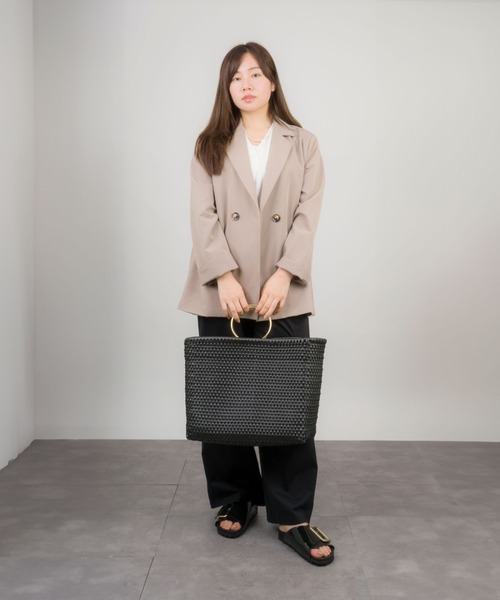 SANRAMI（サンラミ）の「【SANRAMI/サンラミ】かごバッグ トートバッグ