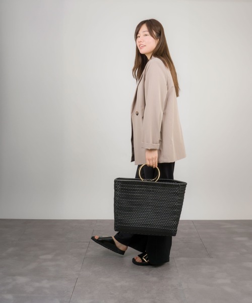 SANRAMI（サンラミ）の「【SANRAMI/サンラミ】かごバッグ トートバッグ