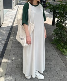 solleim（ソルレム）の「RANAN/solleim別注【U.S.POLO ASSN.】 ラグランカットソーAラインワンピース（ワンピース）」