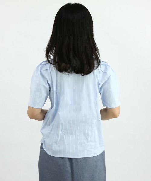 an another angelus(アンアナザーアンジェラス)の「ビッグリボンボウタイシャツ/ananotherangelus(シャツ/ブラウス・レディース・ピンク/オフホワイト/ライトブルー・FREE)」の20枚目の写真