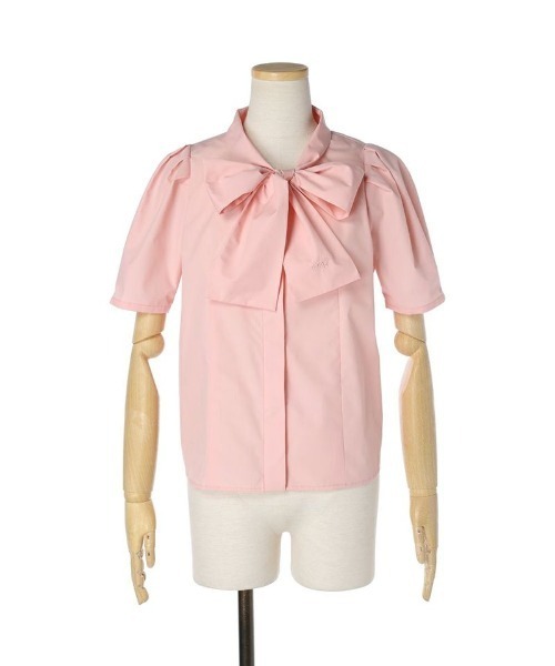 an another angelus(アンアナザーアンジェラス)の「ビッグリボンボウタイシャツ/ananotherangelus(シャツ/ブラウス・レディース・ピンク/オフホワイト/ライトブルー・FREE)」の11枚目の写真