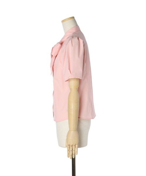 an another angelus(アンアナザーアンジェラス)の「ビッグリボンボウタイシャツ/ananotherangelus(シャツ/ブラウス・レディース・ピンク/オフホワイト/ライトブルー・FREE)」の14枚目の写真