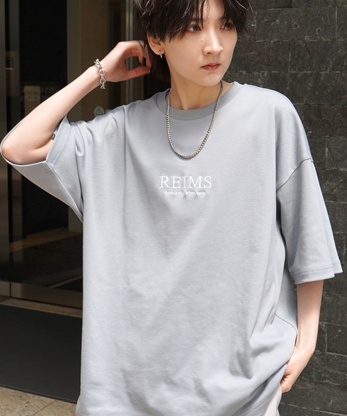 Confirm(コンファーム)の「25SS ナチュラルドレープ とろみ肌感 ワンポイント刺繍 ビッグシルエット半袖Tシャツ カットソー ユニセックス【Confirm】(Tシャツ/カットソー・メンズ・ホワイト/ホワイト系その他/サックスブルー系/ミント/ブラック/グレー/チャコールグレー/ブラック系その他/グレー系/グレー系その他・M/L)」の10枚目の写真