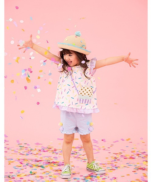 897*ベイビーチアー　ハンバーガートレーナー&ポテトパンツ sense of wonder - 897*ベイビーチアー ハンバーガートレーナー
