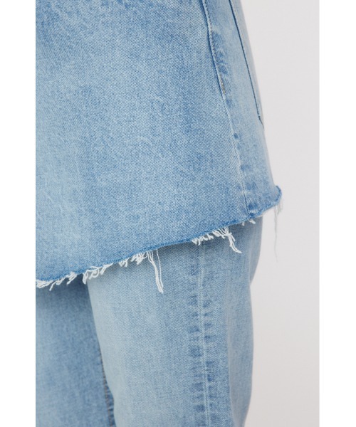 RODEO CROWNS WIDE BOWL（ロデオクラウンズワイドボウル）の「レイヤードラップデニム（デニムパンツ・レディース・ブラック/ライトブルー・X-SMALL/SMALL/MEDIUM）」の19枚目の写真