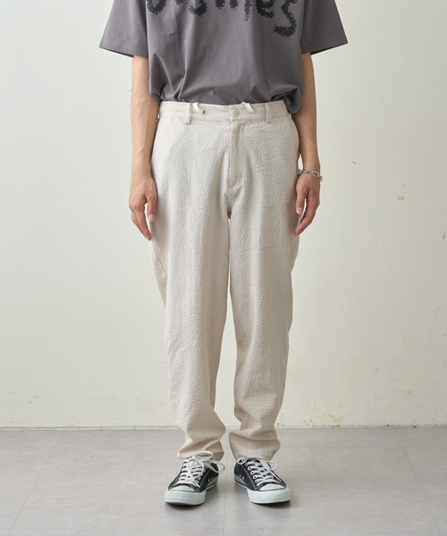 CIAOPANIC TYPY（チャオパニックティピー）の「ぽこぽこシアサッカーイージーパンツ（その他パンツ・メンズ・アイボリー/ブラック/サックスブルー・MEDIUM/LARGE）」の19枚目の写真