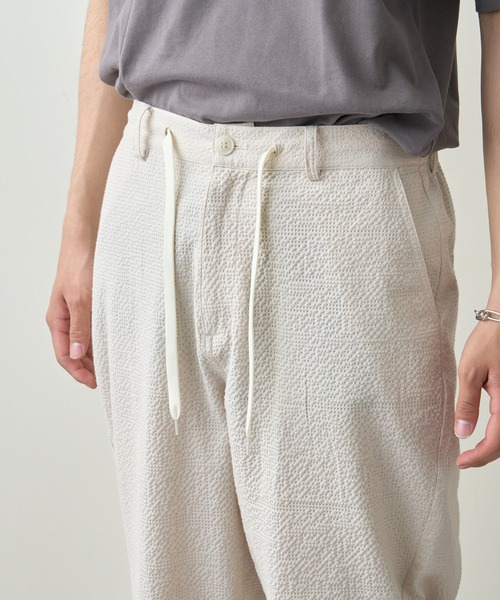 CIAOPANIC TYPY（チャオパニックティピー）の「ぽこぽこシアサッカーイージーパンツ（その他パンツ・メンズ・アイボリー/ブラック/サックスブルー・MEDIUM/LARGE）」の16枚目の写真