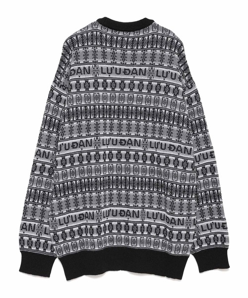 TATRAS CONCEPT STORE(タトラスコンセプトストア)の「LU’U DAN(ルーダン) KNIT OVERSIZED TIGER JACQUARD SWEATSHIRT(ニット/セーター・メンズ・ホワイト・M)」の3枚目の写真