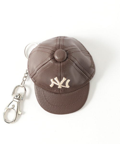 NEW ERA（ニューエラ）の「NEW ERA / ニューエラ 別注 Cap Keyhoulder NY Yankees（キーケース/キーアクセサリー・メンズ・ブラウン/ネイビー・FREE）」の14枚目の写真