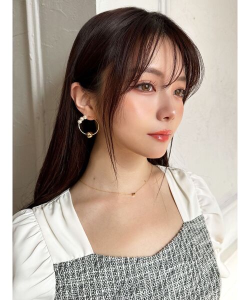 RESEXXY（リゼクシー）の「コンビサークルピアス（ピアス（両耳用）・レディース・シルバー/ゴールド・FREE）」の3枚目の写真