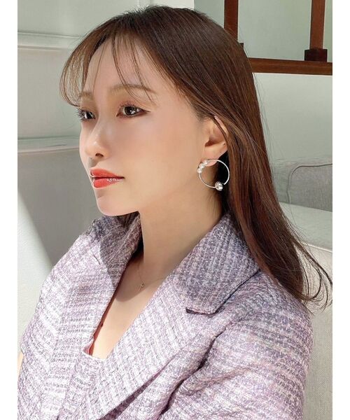 RESEXXY（リゼクシー）の「コンビサークルピアス（ピアス（両耳用）・レディース・シルバー/ゴールド・FREE）」の10枚目の写真