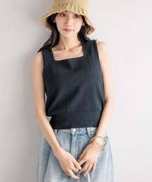 LOWRYS FARM | スクエアニットユルタンク　114581(タンクトップ)