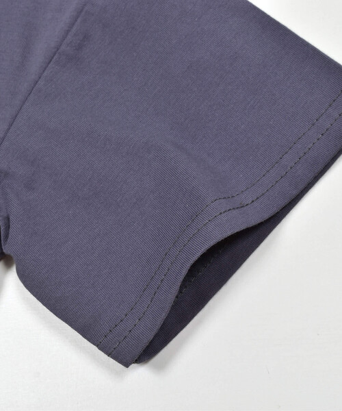 Noeil aime BeBe(ノイユエイムベベ)の「ロバプリントTシャツ(80~130cm)(Tシャツ/カットソー・キッズ・グリーン/ネイビー・120cm/130cm/80cm/90cm/110cm/100cm)」の3枚目の写真