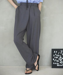 N.（N. Natural Beauty Basic） | ◆リボンベルトラップ風パンツ(スラックス)