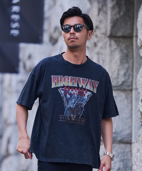 SILVER BULLET(シルバーバレット)の「『CavariA/キャバリア』ピグメントバンド半袖Tシャツ(Tシャツ/カットソー・メンズ・B/A・L/M)」の2枚目の写真